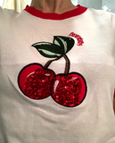 Cherry Knitted T-Shirt