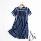 Embroidery Simple Dress