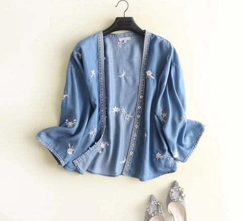 Denim Cardigan