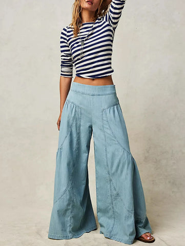 Loose Denim Pants