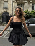 Fashion Slip Mini Tutu Dress Women Chic Patchwork Backless Ball Gown Short Dresses Female Summer Bodycon Evening Party Vestidos