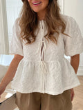 Front Tie Blouse