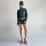 Denim Jacket/Mini Skirt Set