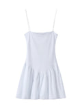 Fashion Slip Mini Tutu Dress Women Chic Patchwork Backless Ball Gown Short Dresses Female Summer Bodycon Evening Party Vestidos