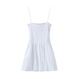 Fashion Slip Mini Tutu Dress Women Chic Patchwork Backless Ball Gown Short Dresses Female Summer Bodycon Evening Party Vestidos