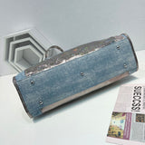 Shine Denim Handbag