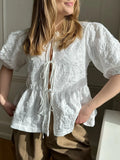 Front Tie Blouse