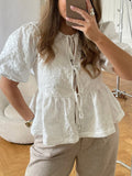 Front Tie Blouse