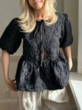 Front Tie Blouse