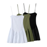 Fashion Slip Mini Tutu Dress Women Chic Patchwork Backless Ball Gown Short Dresses Female Summer Bodycon Evening Party Vestidos