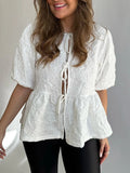 Front Tie Blouse