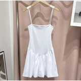 Fashion Slip Mini Tutu Dress Women Chic Patchwork Backless Ball Gown Short Dresses Female Summer Bodycon Evening Party Vestidos