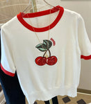 Cherry Knitted T-Shirt