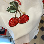 Cherry Knitted T-Shirt