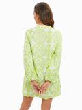 Mini Dress Women 2023 New Clothing Personality Embroidery Full Sleeve Above Knee Vestidos