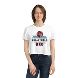 Volleyball Mom Crop T-Shirt