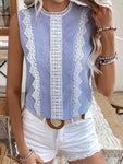 Lace Crew Top