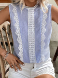 Lace Crew Top