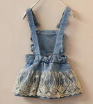 Toddler Girls Denim Overall