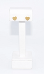 Golden Heart Necklace and Earrings Set -Girls
