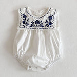 Embroidery Girls Jumpsuit