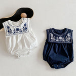 Embroidery Girls Jumpsuit