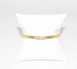 Silver and Gold Matte Bangle