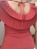 Pleated Neck Blouse