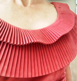 Pleated Neck Blouse