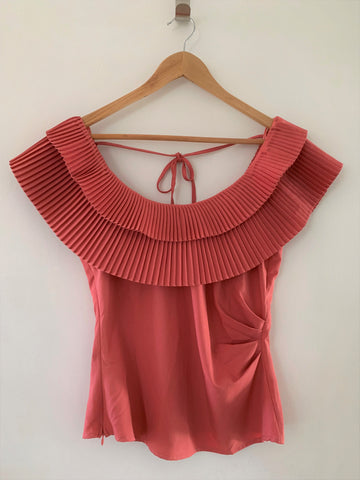 Pleated Neck Blouse