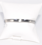 Silver and Gold Matte Bangle