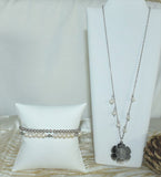 Silver Flower Necklace