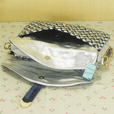 Diamond Denim Shoulder Bag