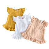 Girls Blouses Linen