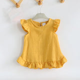 Girls Blouses Linen