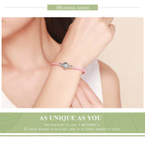 Sterling Silver Leather Bracelet