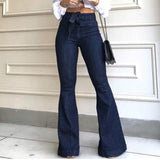 High Waist Bellbottom Jeans