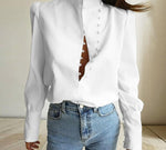 Turtleneck Long Sleeve Blouse