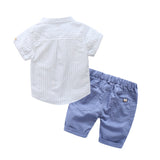 Boys Striped Shirt and Pants