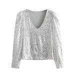 Silver Chic Blouse