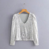 Silver Chic Blouse