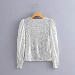 Silver Chic Blouse