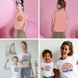 Rainbow Tshirt Mommy and Me