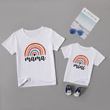 Rainbow Tshirt Mommy and Me