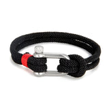 Men's Nautical Double Strand U Bracelet