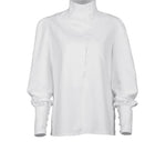 Turtleneck Long Sleeve Blouse